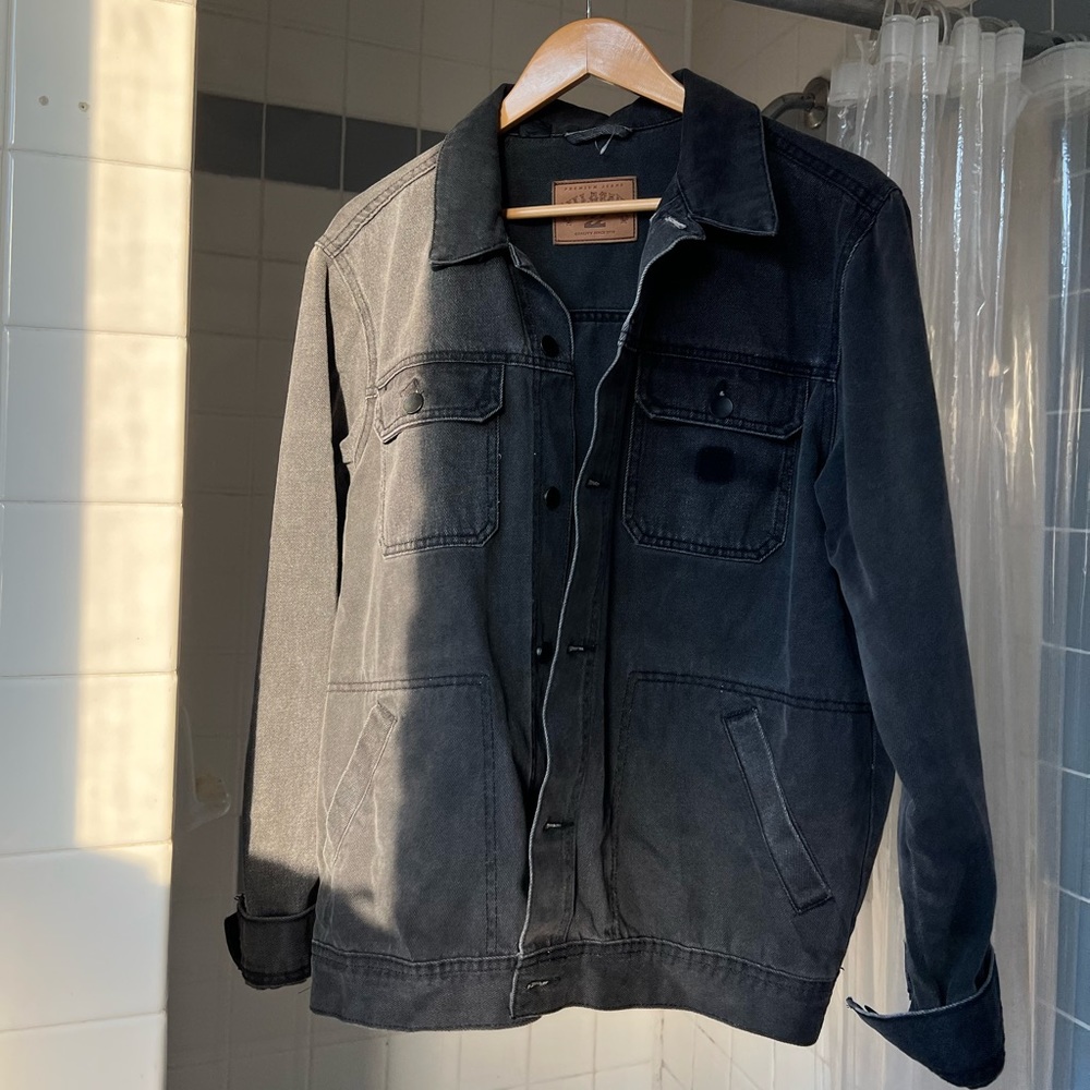 Billabong Worker’s Denim Jacket 【Sun-Faded Black】【M】